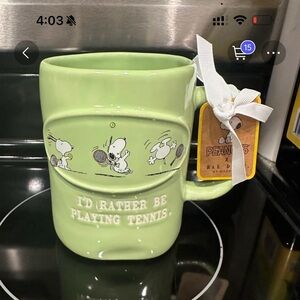 Rae Dunn I’d Rather Be Playing Tennis Mug